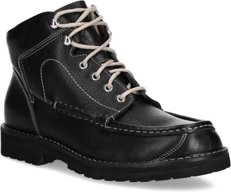 Fracap Veterlaarzen met stikseldetail Zwart - Foto 3