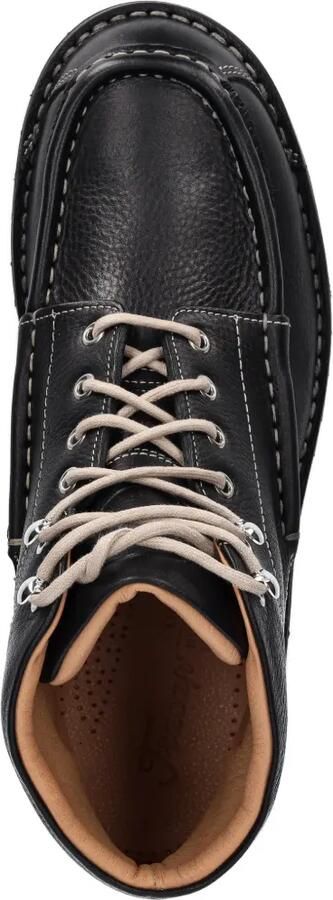 Fracap Veterlaarzen met stikseldetail Zwart - Foto 4