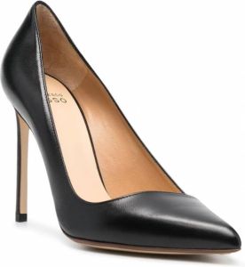 Francesco Russo Pumps met puntige neus Zwart