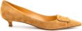 Francesco Russo 30 mm pumps met gesp Bruin - Bruin