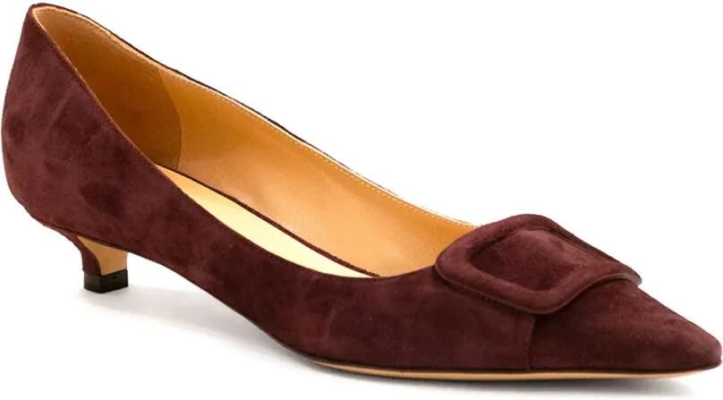 Francesco Russo 30 mm pumps met gesp Paars - Foto 2