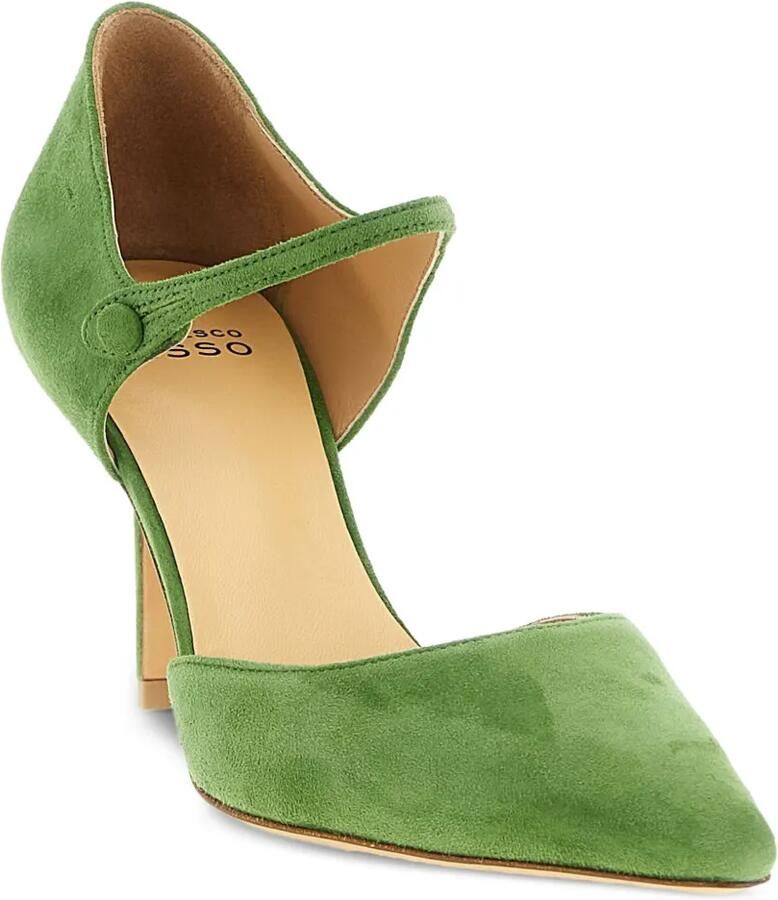 Francesco Russo 55 mm pumps met puntige neus Groen - Foto 2