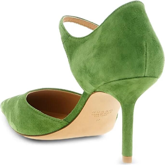 Francesco Russo 55 mm pumps met puntige neus Groen - Foto 3