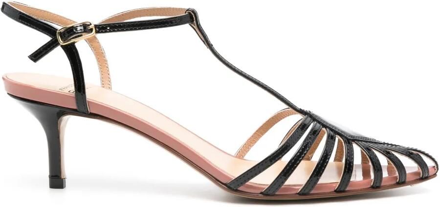 Francesco Russo 55 mm R1S503 sandalen Zwart