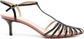 Francesco Russo 55 mm R1S503 sandalen Zwart - Zwart