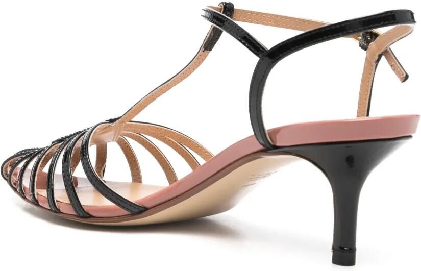 Francesco Russo 55 mm R1S503 sandalen Zwart - Foto 3