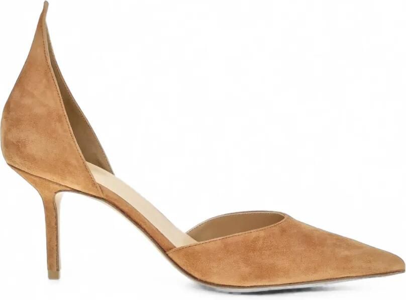Francesco Russo Flame d'Orsay pumps met puntige neus Bruin