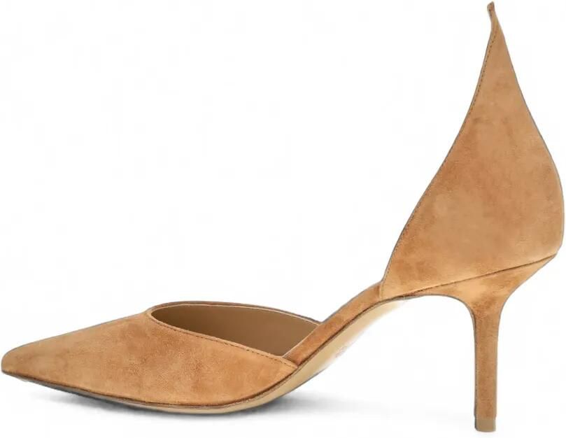 Francesco Russo Flame d'Orsay pumps met puntige neus Bruin - Foto 3