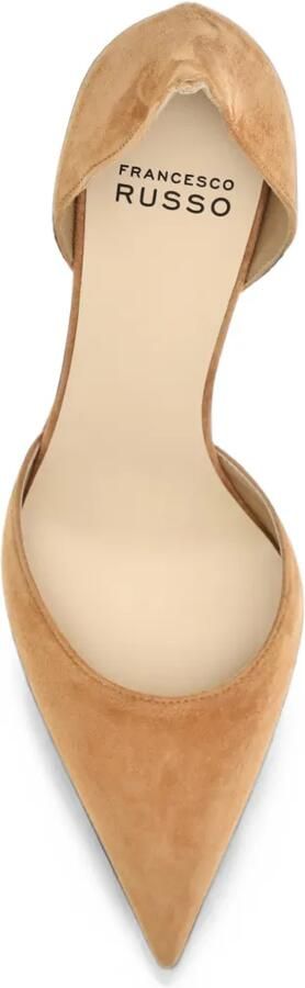 Francesco Russo Flame d'Orsay pumps met puntige neus Bruin - Foto 4