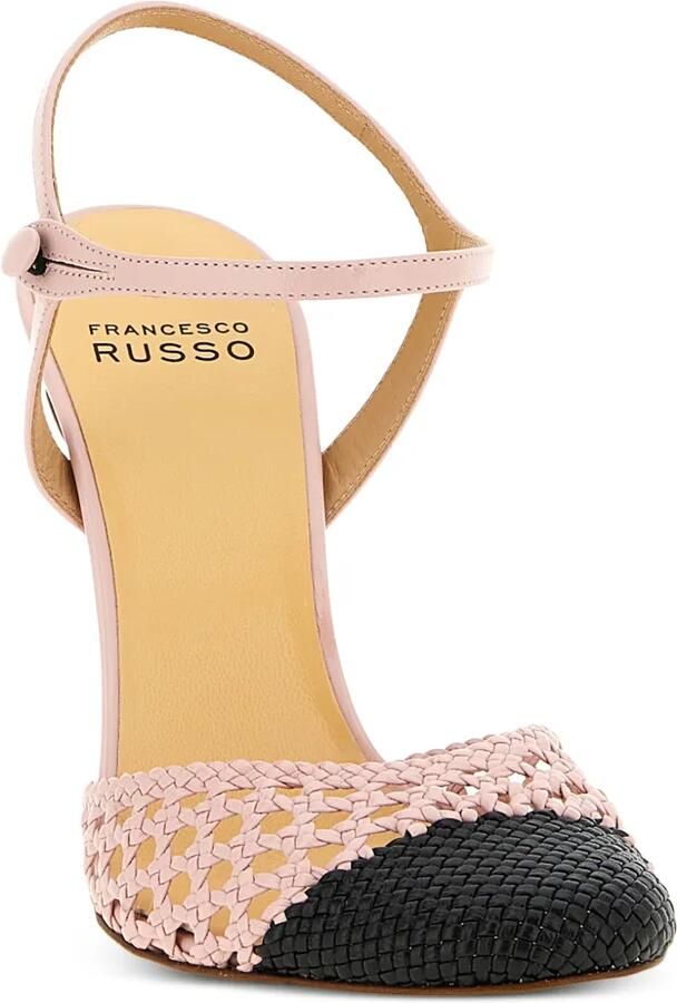 Francesco Russo Gehaakte pumps Roze