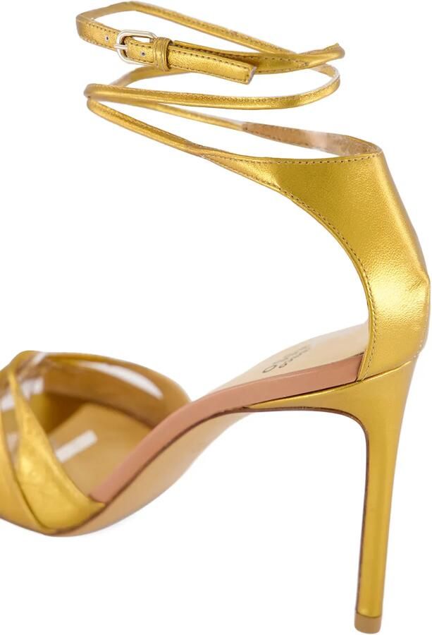 Francesco Russo Gelamineerde sandalen Goud - Foto 5