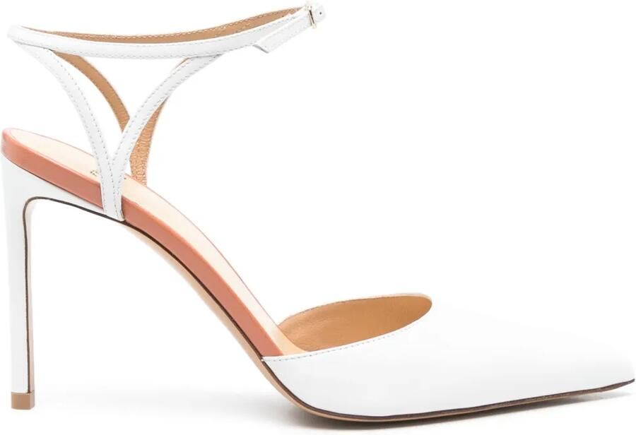 Francesco Russo Leren pumps Wit