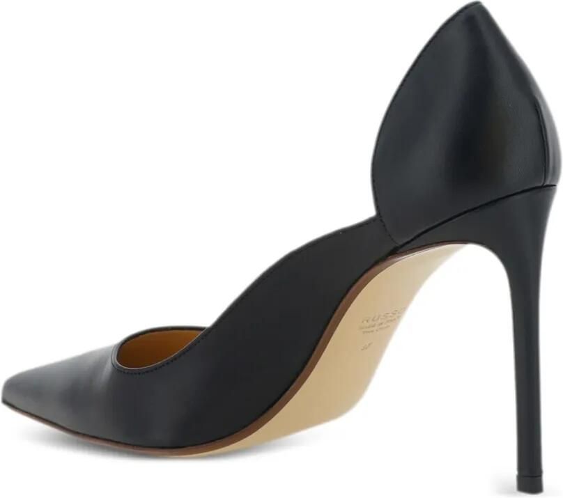 Francesco Russo Leren pumps Zwart - Foto 3