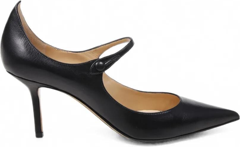 Francesco Russo Mary Jane pumps met puntige neus Zwart