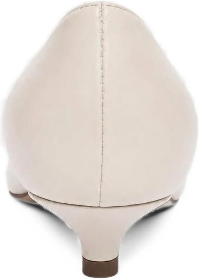 Francesco Russo pointed-toe kitten-heel pumps Beige - Foto 2