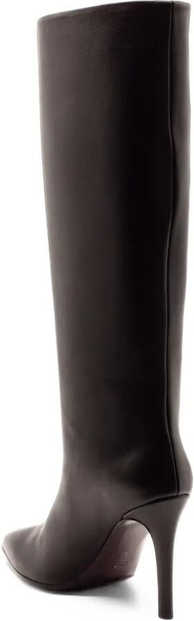 Francesco Russo pointed-toe knee-high boots Bruin - Foto 5