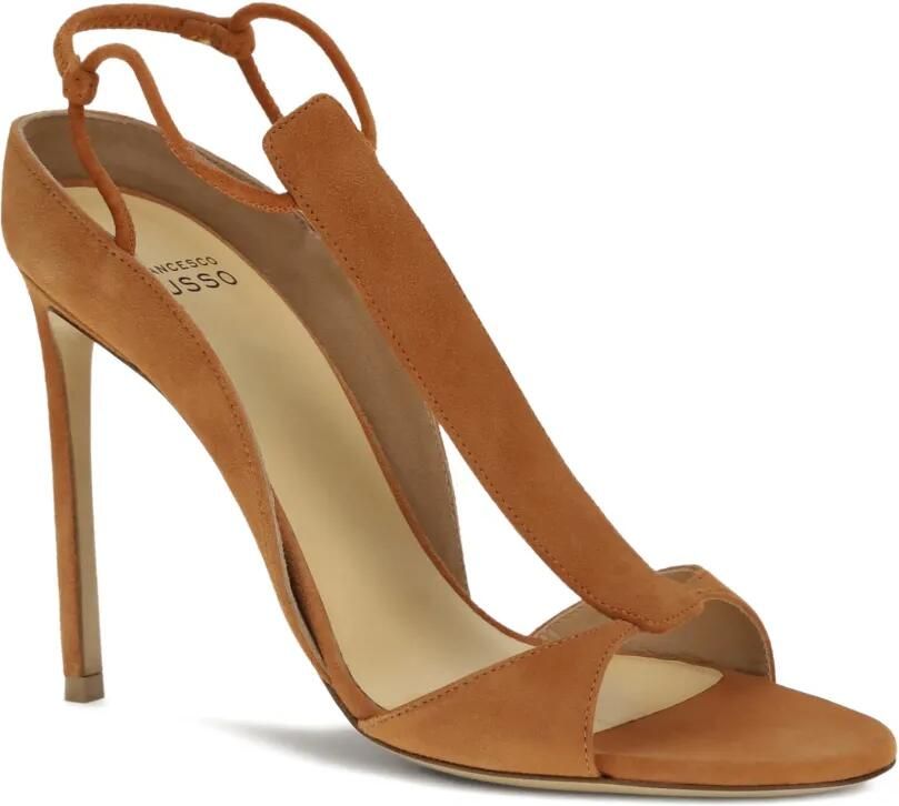Francesco Russo Sandalen met T-bandje Bruin - Foto 2