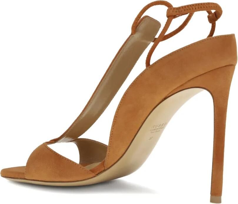 Francesco Russo Sandalen met T-bandje Bruin - Foto 3