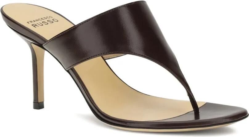 Francesco Russo Stiletto sandalen Bruin - Foto 2