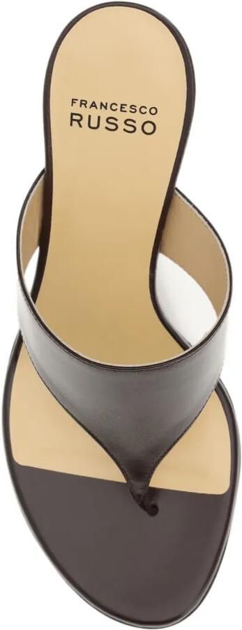 Francesco Russo Stiletto sandalen Bruin - Foto 4