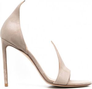 Francesco Russo Sandalen met open neus Beige