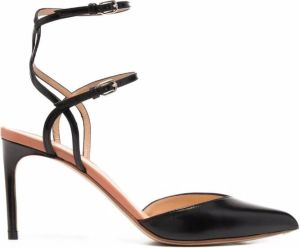 Francesco Russo Pumps met puntige neus Zwart