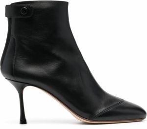Francesco Russo Slip-on enkellaarzen Zwart