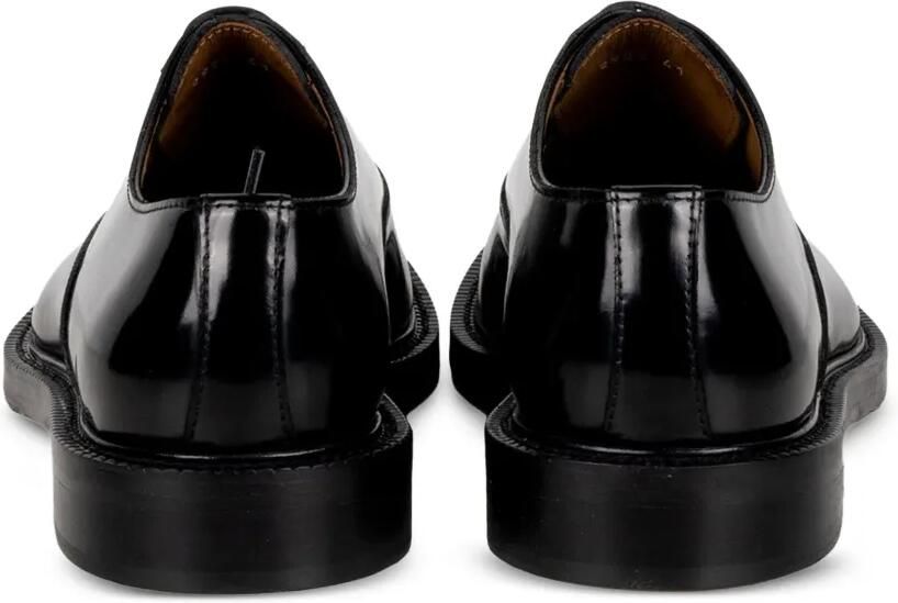 FRANCO FEDELE Oxford veterschoenen met bewerkte neus Zwart - Foto 2