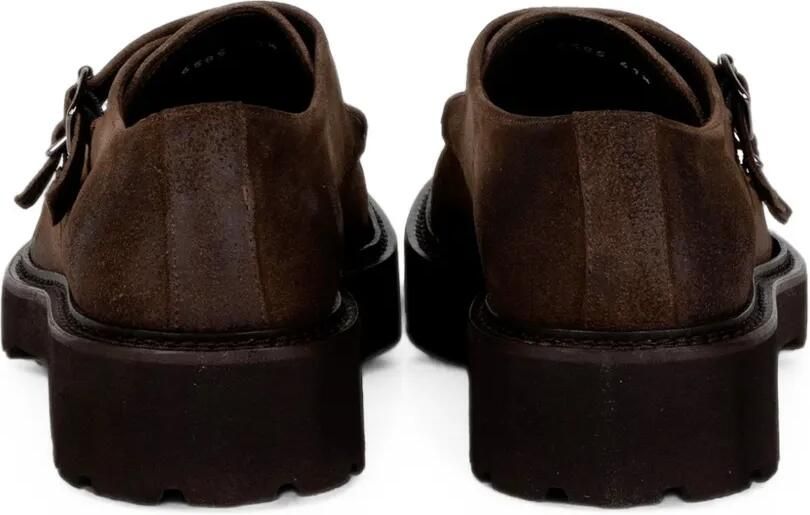 FRANCO FEDELE Gespschoenen met dubbel bandje Bruin - Foto 3