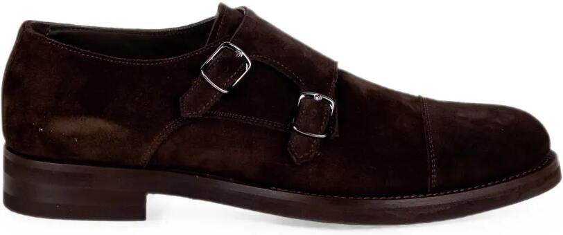 FRANCO FEDELE Suède gespschoenen Bruin