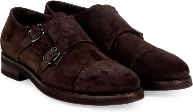FRANCO FEDELE Suède gespschoenen Bruin - Foto 3