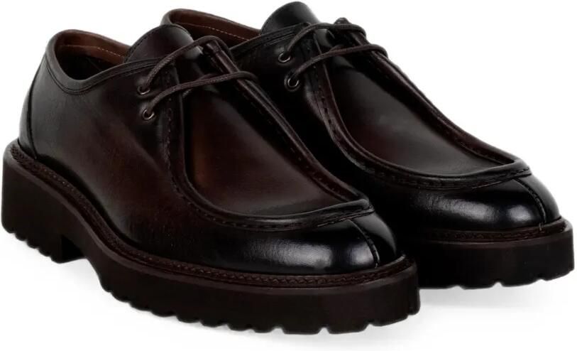 FRANCO FEDELE Veterschoenen met chunky zool Bruin - Foto 3