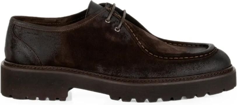 FRANCO FEDELE Suède derby schoenen Bruin