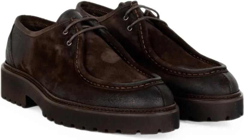 FRANCO FEDELE Suède derby schoenen Bruin - Foto 3