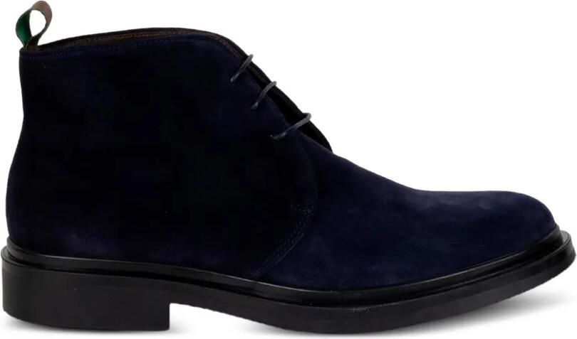 FRANCO FEDELE Suède desert boots met veters Blauw - Foto 3