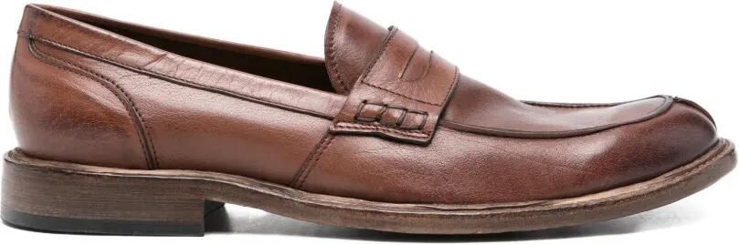 FRANCO FEDELE Leren loafers Bruin