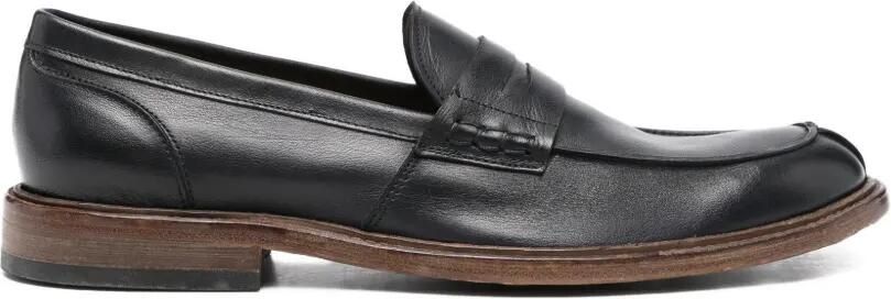 FRANCO FEDELE Leren loafers Zwart
