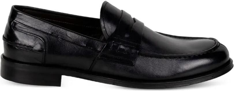 FRANCO FEDELE Penny loafers met vlakken Zwart