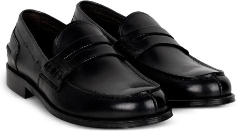 FRANCO FEDELE Penny loafers met vlakken Zwart - Foto 3