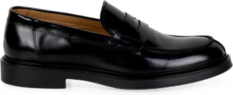 FRANCO FEDELE Loafers met gepolijste afwerking Zwart