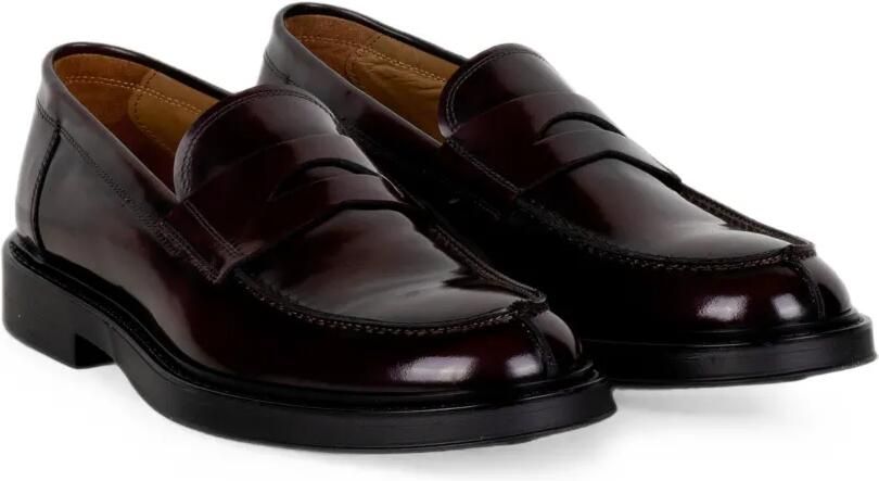 FRANCO FEDELE Leren loafers Bruin