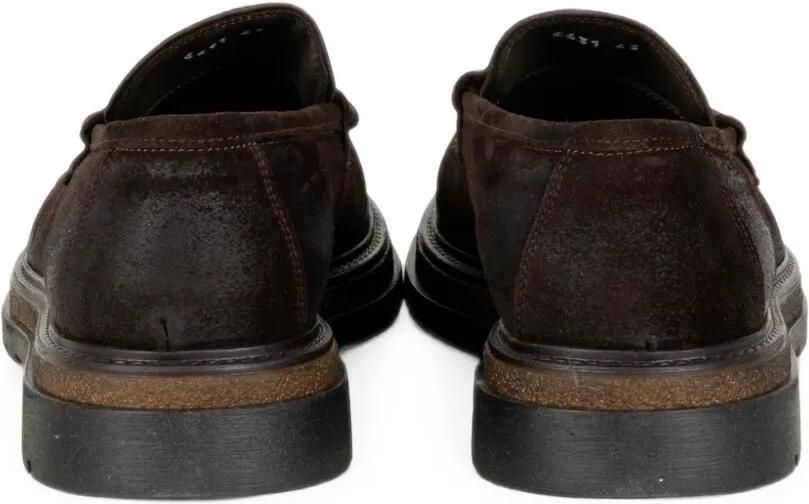 FRANCO FEDELE Suède loafers Bruin - Foto 2