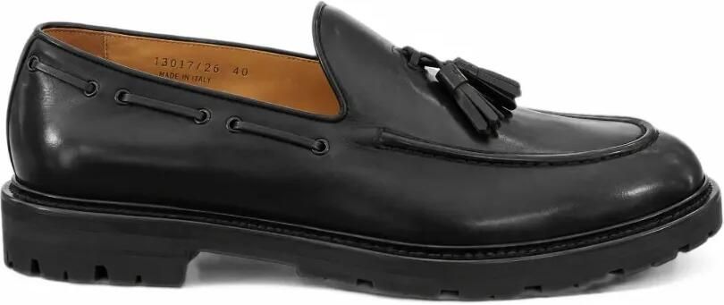 FRANZESE COLLECTION Beckham tassel leather loafers Zwart