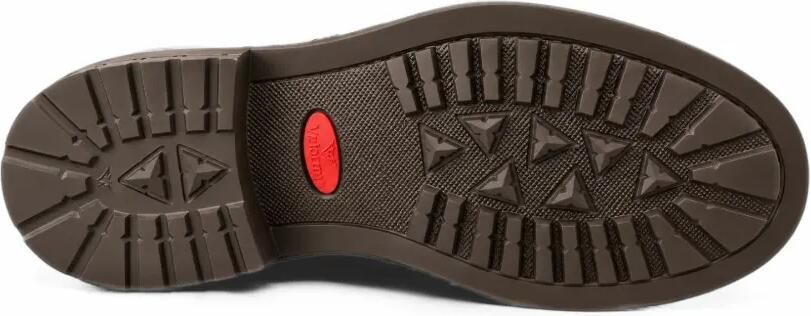 FRANZESE COLLECTION Brogue derby veterschoenen van leer met textuur Bruin - Foto 5