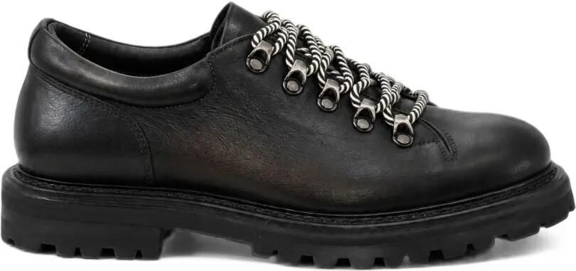 FRANZESE COLLECTION lace-up lug-sole shoes Zwart