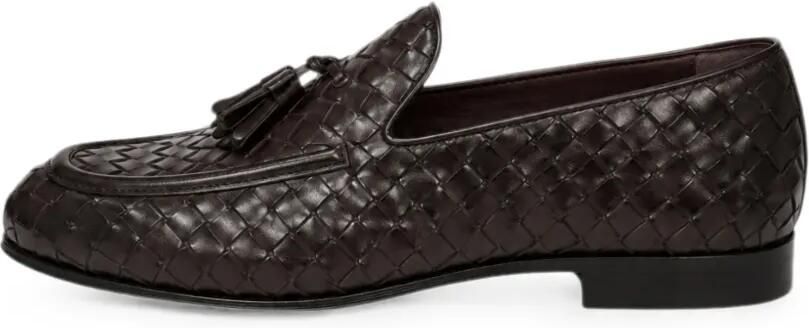 FRANZESE COLLECTION Loafers met kwastje Bruin - Foto 4