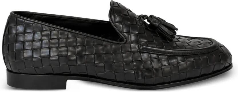 FRANZESE COLLECTION Loafers met kwastje Zwart