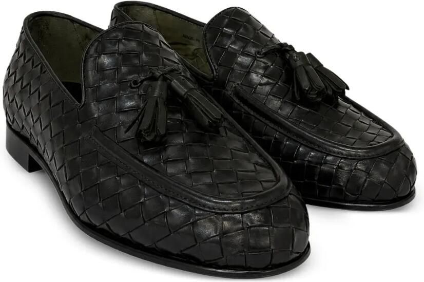 FRANZESE COLLECTION Loafers met kwastje Zwart - Foto 3
