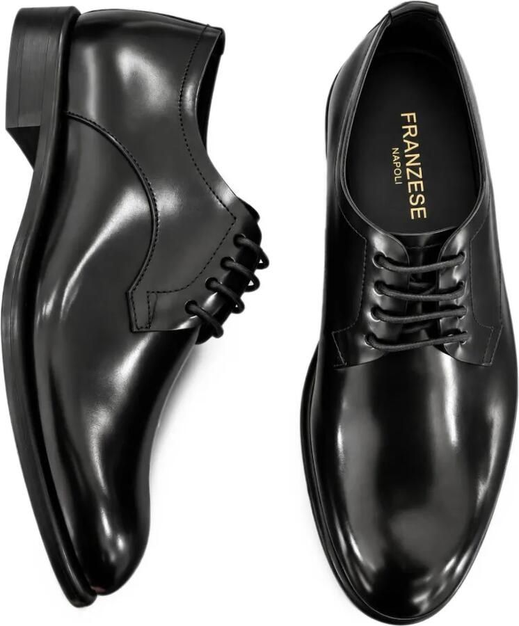FRANZESE COLLECTION Principe di Savoia derby schoenen Zwart - Foto 2