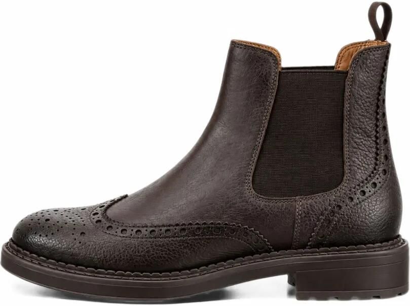 FRANZESE COLLECTION Rolls Royce Chelsea boots met brogue-details Bruin - Foto 4